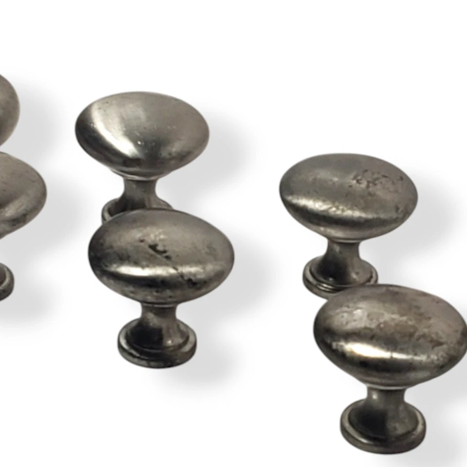 Lot of 16 Vintage Amerock Cabinet Knobs & Pulls Antique Brass Porcelain - Image 4 of 4