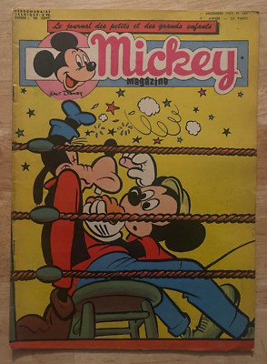 MICKEY MAGAZINE 1955 №269 Mickey Magazine Walt Disney Comic Belgium Dutch 1955 #269 | eBay
