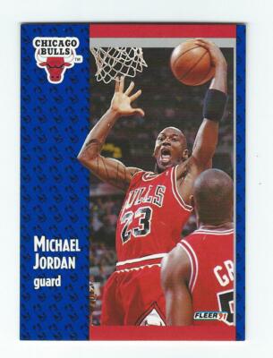 1991-92 FLEER #29 MICHAEL JORDAN BASKETBALL CARD (NrMT-MT)