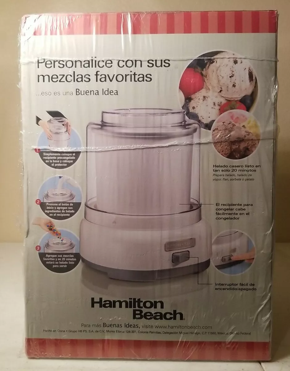 Hamilton beach ice cream maker manual 68880 hot sale