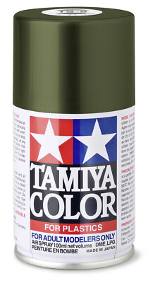 85005 Tamiya TS 5 GBraunolive 1 (Olive Drab 1) matt, Spray Farbe,Plastikmodellb.