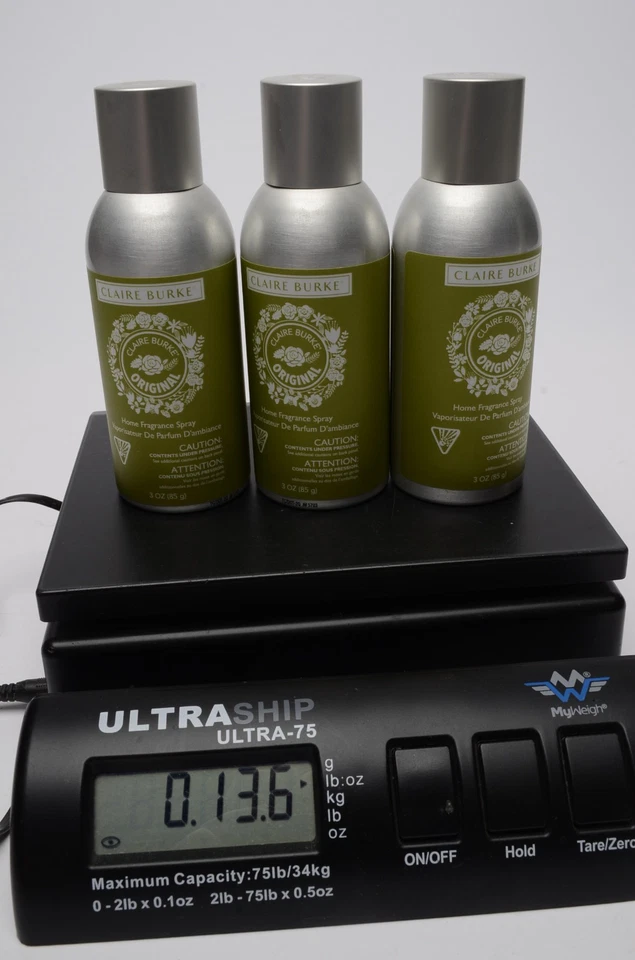 Ambientador Claire Burke Original Room Spray 3oz Lote de 3 Casi Completo Foto 2 de 4