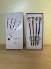Vintage Set of 4 Bridge Graphite Score Pencils by Stylecraft In Original Box
