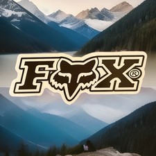 Fox Motorcross Sticker. Glossfinish Approx Size 3x 1. Free Ship Wtracking