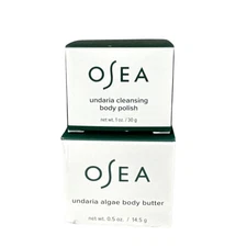 Osea Duo Undaria cleansing body Polish (1oz) & Undaria algae body butter (.5 oz)