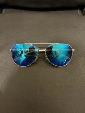 AUTHENTIC MICHAEL KORS SUNGLASSES MK 5007 104525 ROSE GOLD/ BLUE MIRROR