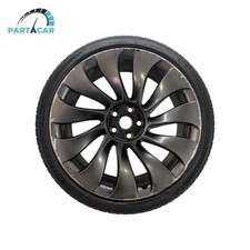 2020-2023 Tesla Model Y 21 Inch 21x10.5 UberTurbine Wheel Rim Tire OEM SCRATCHED