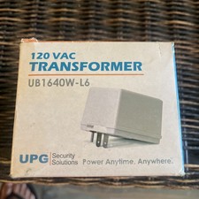 Transformer, 120 VAC, Power Supply, UPG Security UB-1640W-L6 New in box.
