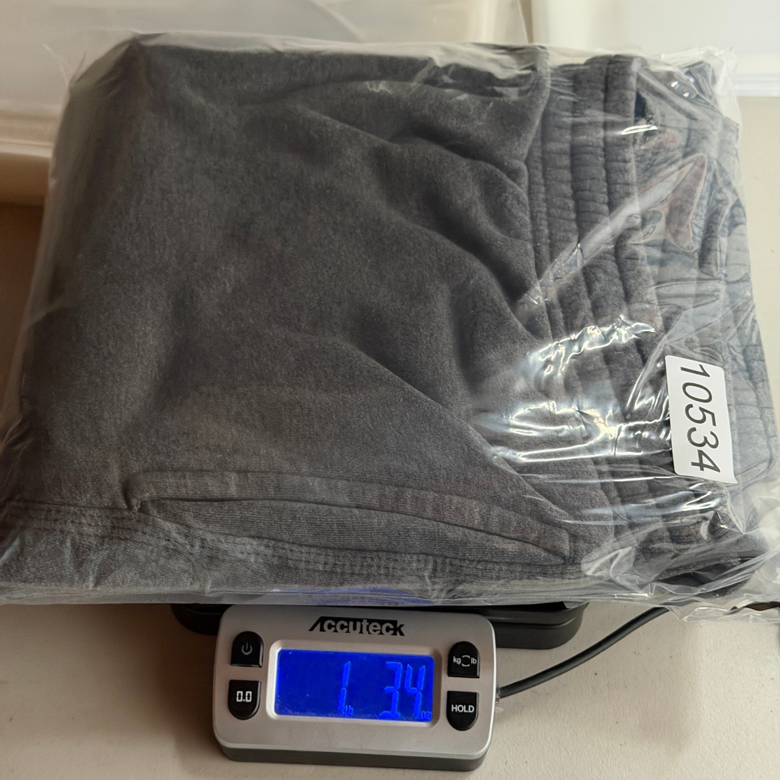 Nike Mens Gray Fleece Sweatpants Straight Leg Swoosh Logo Size Large 34x33 thumbnail 14