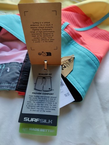 Quiksilver Highline Men's Standard Surfsilk Tijuana 19 Boardshort Swim Trunk 29 - Picture 11 of 11