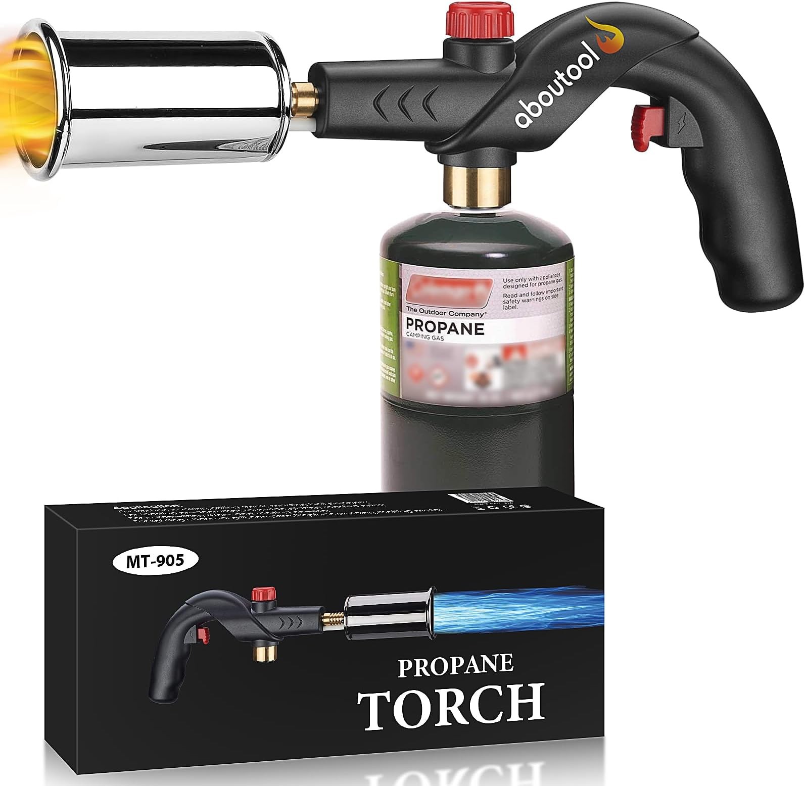 Antorcha de propano Aboutool, lanzallamas de arranque de carbón Sous Vide antorcha de cocina...
