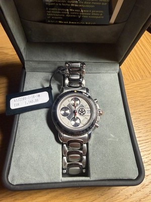 Michel Jordi Swiss Ethno Chronograph Automatic NOS Full Set Swiss Made Rare
