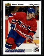 1991-92 Upper Deck French Benoit Brunet Rookie Montreal Canadiens #469B