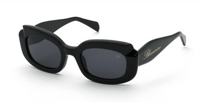 Blumarine Sunglasses SBM890 Gloss Black 51/22/140 Women