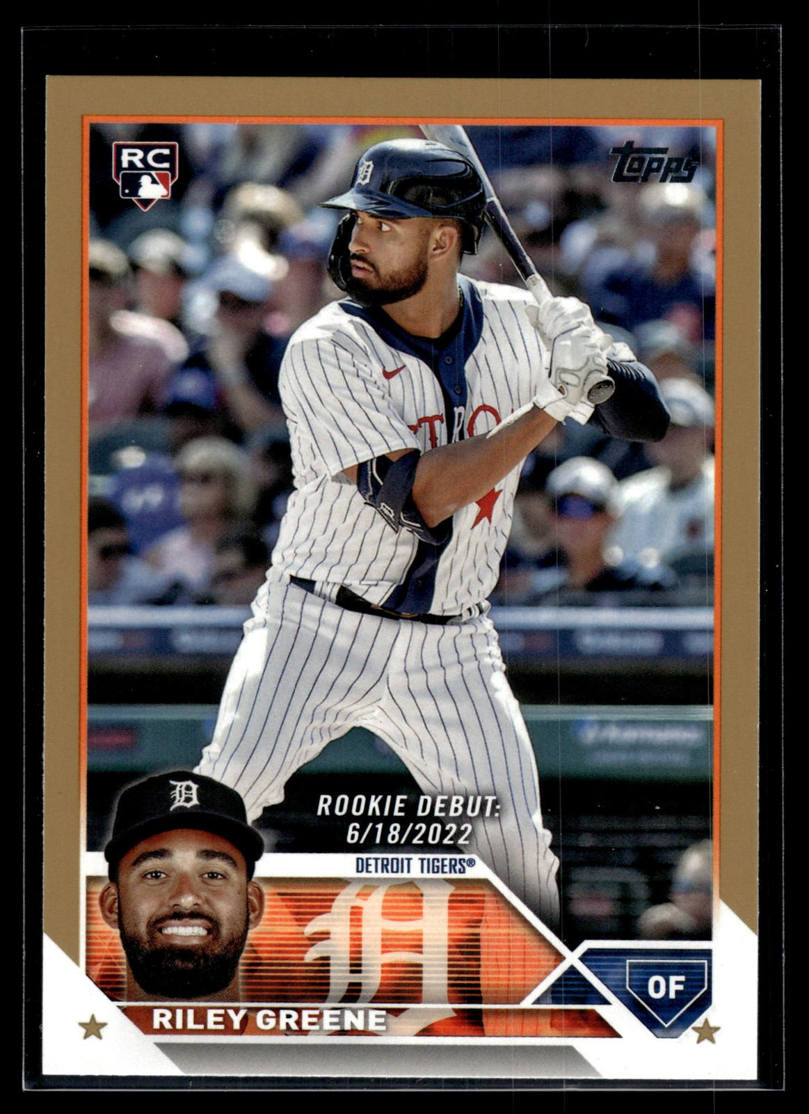 Riley Greene 2023 Topps Update Series Gold Card /2023 #US298