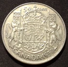 1950 Canada 50 Cents Half Dollar - George VI