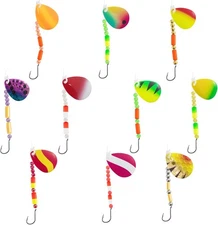 Dr. Fish 10 Pack Walleye Rigs Kit, 47 Inches, Large, Float Rig, 47, 10 