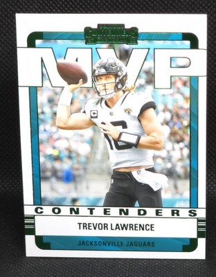 2022 Panini Contenders #MVP-TLR Trevor Lawrence MVP Contenders Emerald