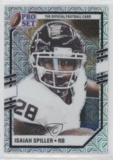2022 Leaf Pro Set Draft Metal Portraits Silver Mojo Isaiah Spiller #PSP-IS1 17kv
