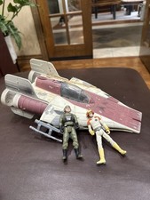 Star Wars A-Wing Fighter with Rebel Pilots Vintage Power of the Force