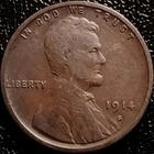 1914 S Lincoln Wheat Cent - Fine - 1C