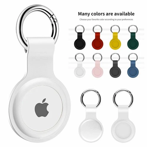 Premium Silicone Protective Case Cover Shield for Apple AirTag - 18 Colors - 2z