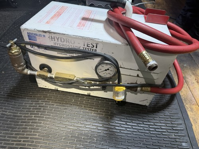 #ad #ad Hydro Test Hydrostatic Tester Manual Pump 600 psi with Pressure Gauge amp; Hoses $950.00