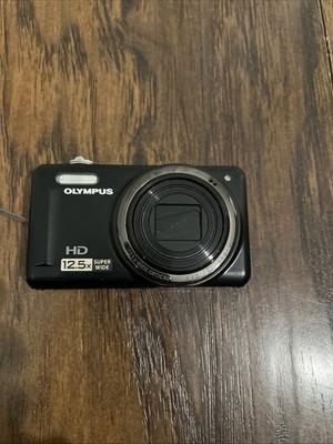 Olympus VR-320 Compact Digital Camera 14MP 12.5x Zoom Model With Battery  BLACK