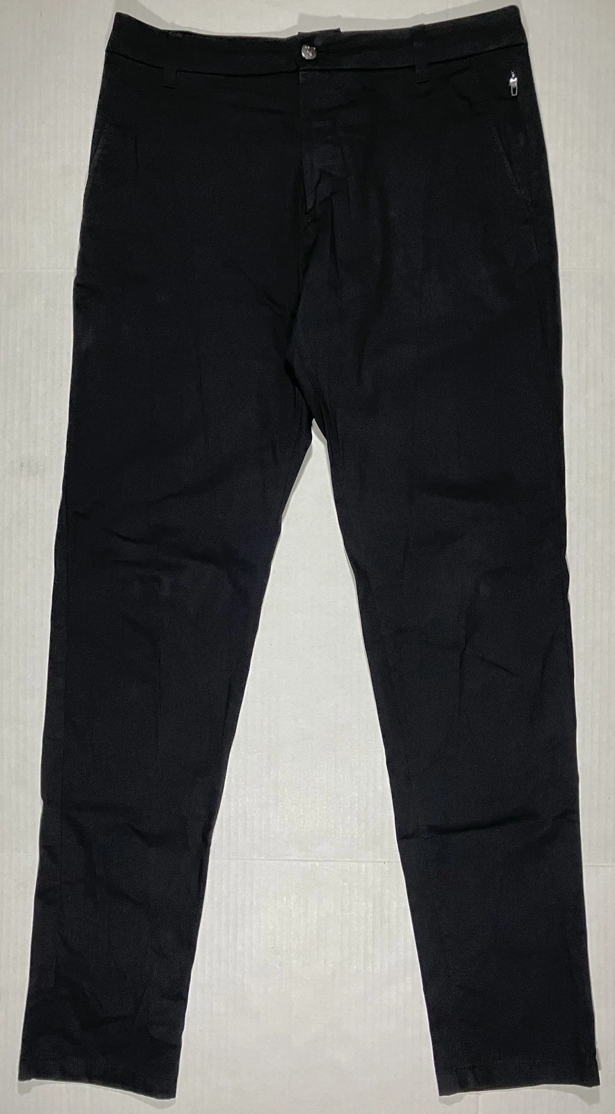Birddogs Pants Mens 32x34 Black Slim Fit Stretch Casual Travel Performance