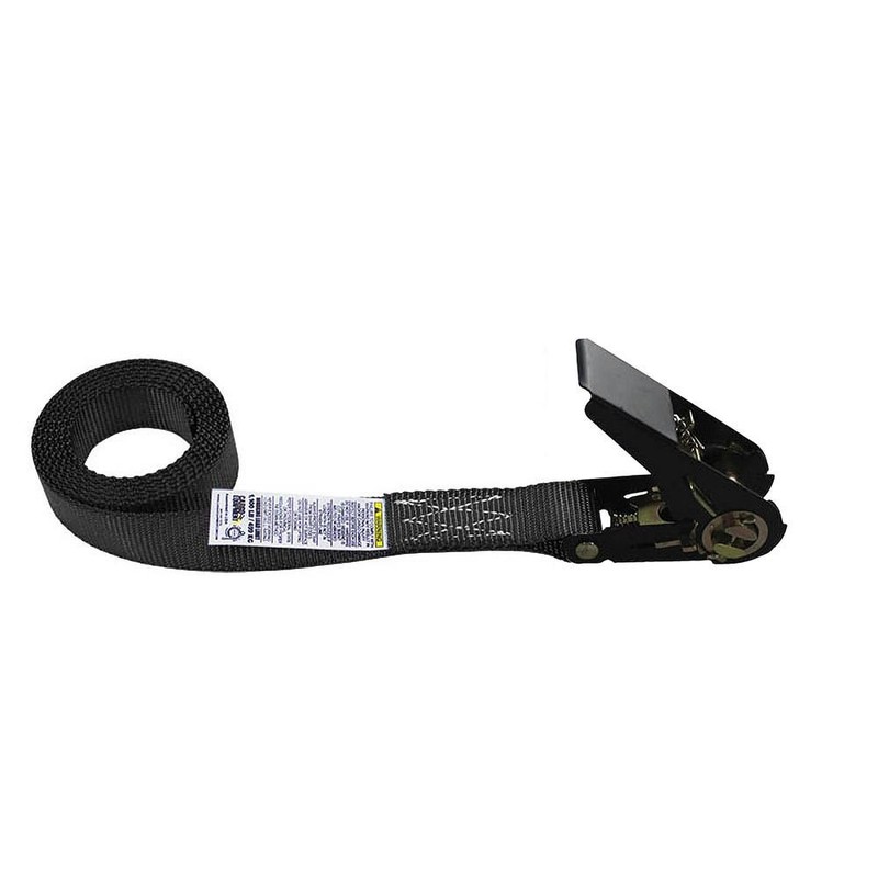 1" x 8' Endless Loop Standard Ratchet Strap - Black