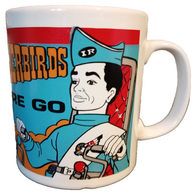 Thunderbirds TH1 Graphic Print Mug - ITC 1993 - Kilncraft - Small Chip on Base