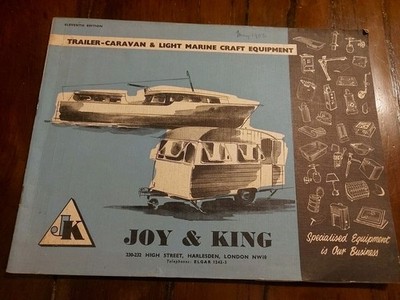 Joy & King Anhänger - Wohnwagen & leichte Marine Bastelausrüstung 1962 11. Auflage Katalog