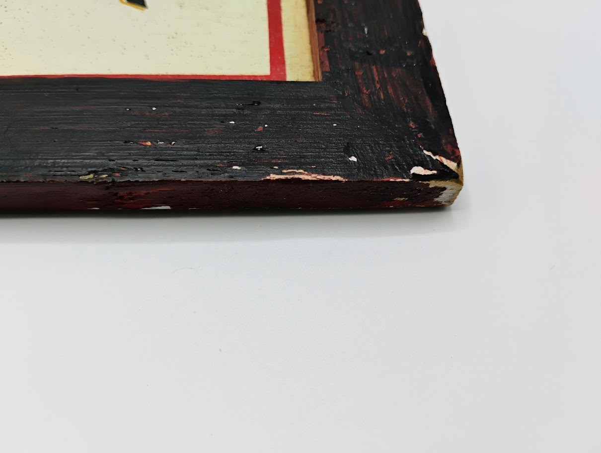 TEA Wooden Sign by Benn Zaricor Rustic Retro Vintage Diner Design Artist Signed