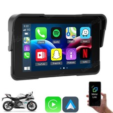 5" Motorcycle Apple CarPlay Car Radio GPS Navi Touch Screen Navigator Waterproof