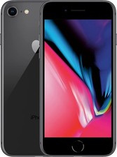 Apple iPhone 8 64GB Space Gray AT&T Unlocked -VERY GOOD