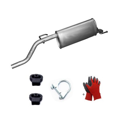 Endtopf +KIT Auspuff fur Opel Corsa D 1.0i -12V Ecotec Fliessheck L08/L68