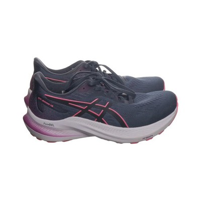 Asics, Laufschuhe, Größe: 42 1/2, GT-2000 12, Blau/Pink/Schwarz, Damen #Otn