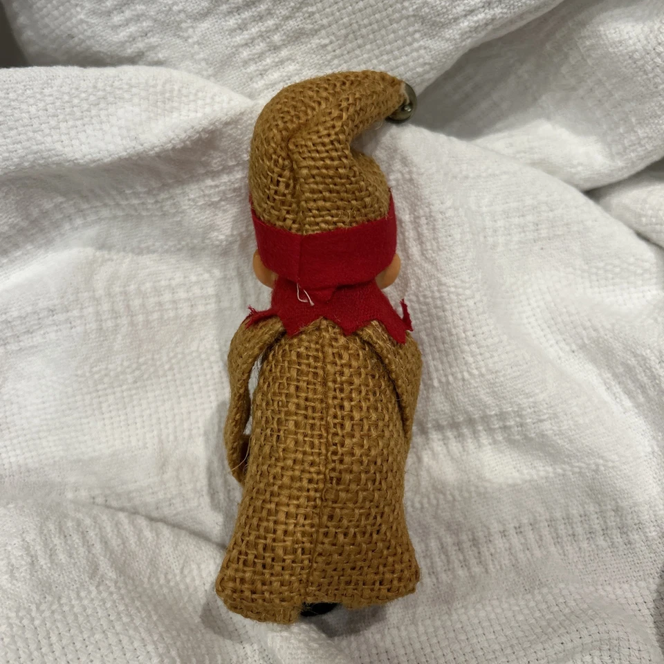 "Abrazador de rodilla Pixie The Pixie Legend 12"" vintage Inarco 1967 Japón verde tostado" Foto 3 de 4