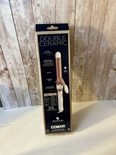 Conair Double Ceramic 1-Inch Curling Iron Class c Curls. Free Shipping