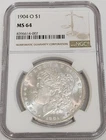 1904-O MS64 Morgan Silver Dollar NGC