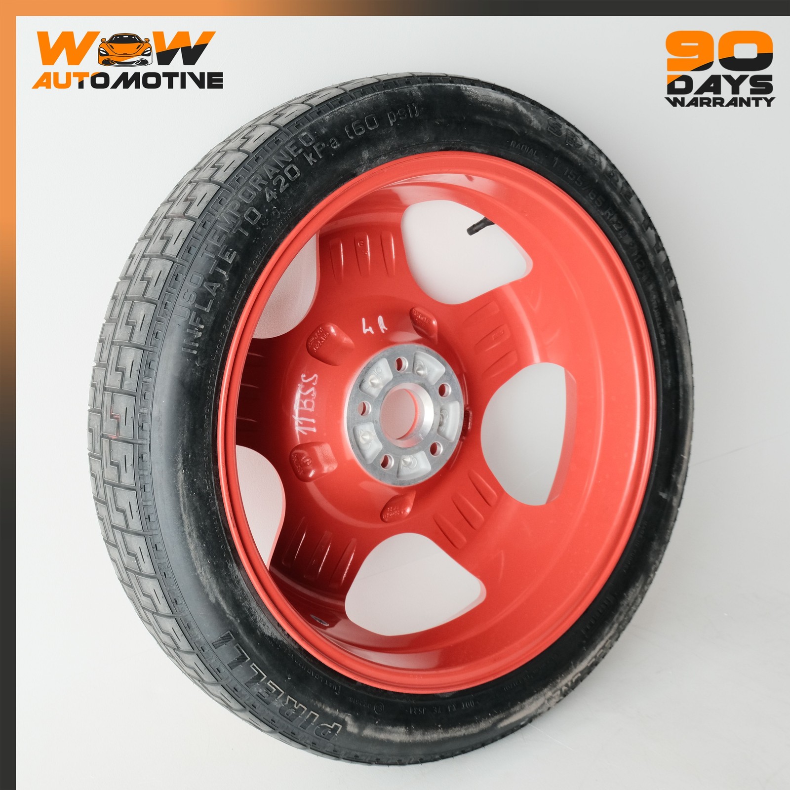 10-17 BENTLEY CONTINENTAL SUPERSPORTS EMERGENCY SPARE TIRE WHEEL RIM 20" TOOL OE