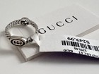 $345 Gucci GG Sterling Silver 925 SS Interlocking Reversible Ring US 6 IT 12 New — photo 9