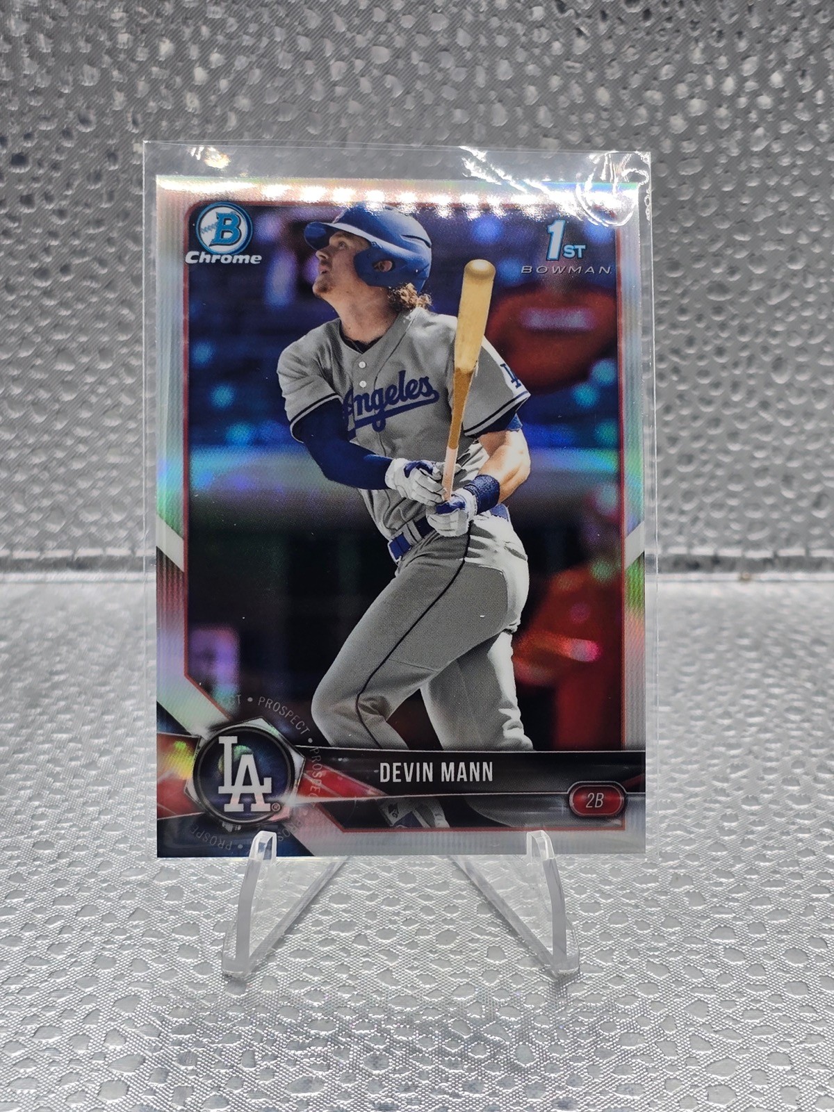 2018 Bowman Draft Chrome Devin Mann 1st Bowman Refractor #BDC-15!