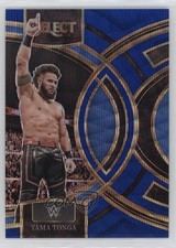 2024 Panini Select WWE Premier Level Blue Wave Prizm 36/49 Tama Tonga #146 08jk