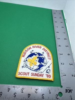 1989 HUDSON RIVER DISTRICT Scout Sunday BSA  BCA-1758K