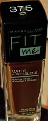 Maybelline Fit Me Matte + Poreless Liquid Foundation Shade 375 Normal-Oily