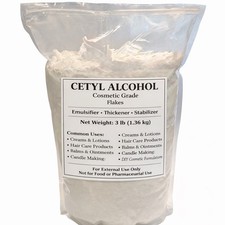 Vela emulsionante de grado cosmético copos de alcohol cetílico de 3 lb cuidado de la piel hágalo usted mismo