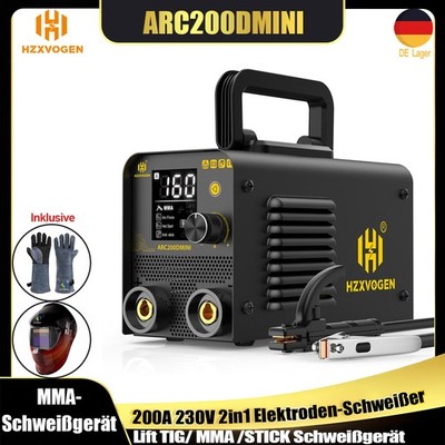 200Amp ARC/Stick Lift WIG Schweißgerät 230V E-Hand Inverter IGBT schweißinverter