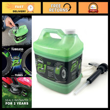 2-in-1 Tire Tube Sealant - Puncture Repair, Eco-Friendly, Non-Toxic, 1 Gallon