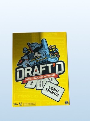 Draft d Family Party Board Game Spin Master Complete Ages 14+ 3+ Players
